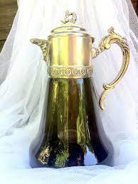Vintage Antique Blown Art Glass Cooling Pitcher Ice Insert Etsy Glass Art Victorian Art Antiques