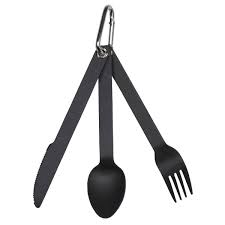 This is a very rugged set and will last a very long time. Cutlery Set 3 Piece Aluminum Trekking Camping Camping Accessories Trekking Camping Camping Kitchen Utilities Trekking Camping Camping Kitchens Outdoor Survival Food Militarysurplus Eu Army Navy
