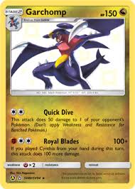 Garchomp is vulnerable to dragon, fairy and ice type moves. Garchomp Ultra Prism Tcg Card Database Pokemon Com