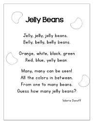 Joyful Learning In Kc Jelly Bean Math First Grade Poems Kindergarten Poems Best Poems For Kids