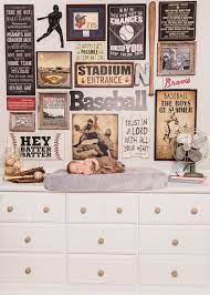 Vintage Baseball Nursery Design Sweetwood Creative Co Atlanta Wedding Planner Upscale Event Design Vintage Baseball Room Vintage Baseball Nursery Baseball Room