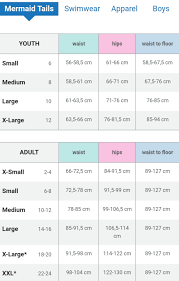 Size Charts Mertopiaaquaacademy Com Au