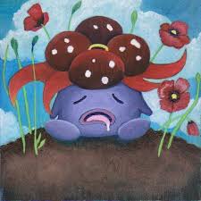 Pokemon Art Pokemon Painting Gloom Anime Video Game Fan Art Geek Gaming Gift Corlista Ko Pokemon Painting Pokemon Art Art
