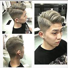 Grey Hair Fade Haircuts For Japanese Man Japanese Men Hairstyle Mens Hairstyles Men Haircut Styles