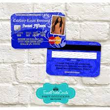 Pin On Credit Card Invitations