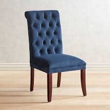 Audrey Ink Blue Dining Chair With Espresso Wood Pier 1 Imports Dining Chairs Blue Dining Chair Velvet Dining Chairs