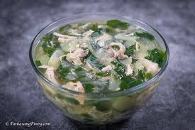 Chicken Sotanghon Soup With Malunggay And Sayote Panlasang Pinoy Recipe Chicken Sotanghon Soup Sotanghon Soup Healthy Dishes