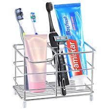 Check spelling or type a new query. Famistar Electric Toothbrush Holder Stainless Steel Bathroom Storage Organizer Stand Rack Multi Functional 6 Slots For Large Powered Toothbrush Toothpaste Cleanser Comb Razor Buy Online In Bosnia And Herzegovina At Bosnia Desertcart Com