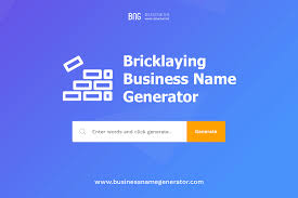 Bricklaying Business Name Generator Name Generator Business Business Name Generator Free Business Names