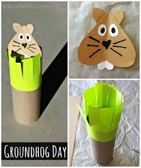 Groundhogs Day Toilet Paper Roll Craft For Kids Crafty Morning Paper Roll Crafts Toilet Paper Roll Crafts Ground Hog Day Crafts