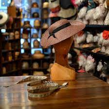 The 1900 Zigzag Toyo Hats Leather Flowers Zig Zag