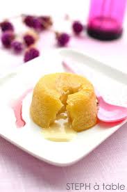 Coeur Coulant Au Chocolat Blanc Heart Flowing White Chocolate Chocolat Blanc Coulant Au Chocolat Chocolat