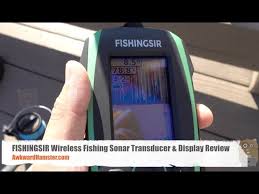 The ibobber app syncs via bluetooth smart and displays where the fish are. Fishingsir Wireless Fishing Sonar Transducer Display Review Youtube
