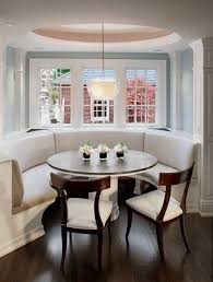The perfect solution for tighter spaces, a bench can introduce texture, provide a place to prop your feet up or stack books. Curved Banquette Seat Houzz
