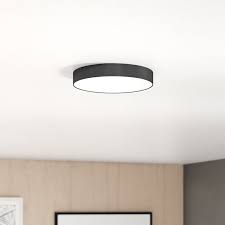 Ceiling flush mount light fixture. Zipcode Design Warrenton 1 Light Simple Circle Led Flush Mount Reviews Wayfair