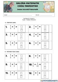 Latihan dan jawapan bina ayat berdasarkan gambar | upsr bahasa melayu latihan dan jawapan bina ayat berdasarkan gambar. Matematik Tahun 3 Tambah Pecahan Worksheet