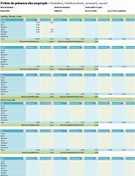 Ce Modele De Feuille De Presence De Trois Pages Vous Permet De Creer Un Graphique Des Heures Travaille Feuille De Presence Modele De Planning Modele De Feuille