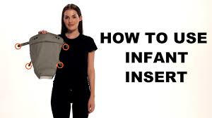 How Do I Use Infant Insert 360 Baby Carrier Ergobaby Youtube