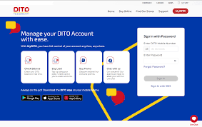 Have full control of your dito profile! Mydito Account At Dito Telecommunity Official Website