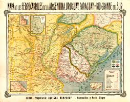 Maybe you would like to learn more about one of these? Mapa De Los Ferrocarriles De La Argentina Uruguay Paraguay Y Rio Grande Del Sur Brasil 1910 Viejos Mapas
