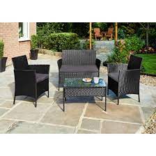 Bali Sofa Patio Set 4pc Garden Furniture B M Patio Dining Set Outdoor Furniture Sets Patio Set