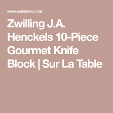 Zwilling J A Henckels 10 Piece Gourmet Knife Block Sur La Table Fingerstyle Guitar Lessons Guitar Lessons For Beginners 10 Things
