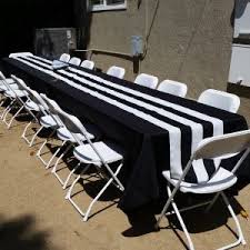 Zown heavy duty, injection mold fan back folding chair with comfortable contoured back, white, 8 pack. White Chair Rentals Big Blue Sky Party Rentals