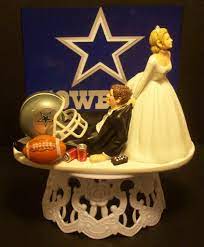 Dallas Cowboys Football Wedding Cake Topper Sports Funny 61 49 Football Wedding Cake Toppers Football Wedding Cake Cowboy Wedding Cakes