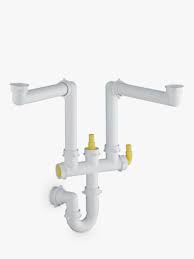 Apply a bead of 100% neutral cure silicone sealant to the underside of the strainer body. Blanco 2 Bowl Kitchen Sink Odour Trap Plumbing Connector Kit