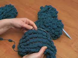Schal mit bommel wolle stricken anleitung mit pompon wolle. Video Strickanleitung Fur Pompon Wolle Zwei Methoden