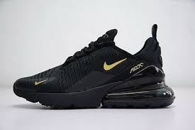 Free Running Nike Air Max 270 Black Gold Ah8050 007 Nike Air Max Nike Air Jordan Shoes Nike