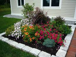 Flower Bed Grass With Flowers Lawn And Landscape Front Yard Garden Design Garden Design