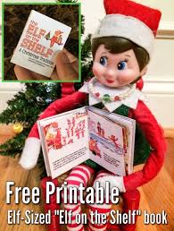 Elf On The Shelf Printable Elf Sized Elf On The Shelf Book Elf On The Shelf Elf Elf Fun
