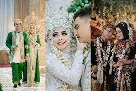Gaun pengantin adat jawa modern cara berhijab modern 29 07 2020 gaun pengantin adat jawa modern indonesia memiliki beragam kebudayaan dan juga berbagai adat istiadat salah satunya yang cukup banyak dikenal adalah adat baju pengantin adat jawa pancarkan aura sakral bersahaja. Pengantin Hijab Jawa Serba Pengantin