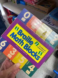 Braille, large print...