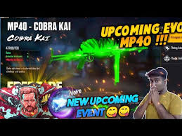 Cobra kai gets its second student. Free Fire New Collaboration Cobra Kai New Evo Mp40