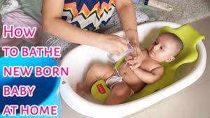 Typically, after about 1 to 3 weeks, the umbilical cord stump will dry up and fall off. How To Bathe New Born Baby Baby Bath At Home With Tips And Suggestions Youtube