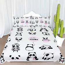 It took me several hours to get him to learn it and after that he didn't really use it. Arightex Panda Bear Bedding Twin Kawaii Panda Bedspread Kids Girls Cute Panda Bed Set 3 Piece Black White Pink Animal Panda Things