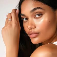 925 Sterling Silver Halo 1.50ct Moissanite Engagement Ring