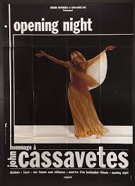 French John Cassavetes Opening Night Poster John Cassavetes Opening Night French Poster