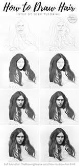 Easy drawing tutorials for beginners, learn how to draw animals, cartoons, people and comics. How To Draw Hair Realistically Step By Step Tutorial