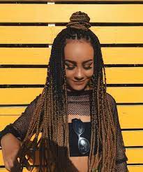 Small Medium Size Box Braids Protective Style And Perfect For Festivals Br Braids Hair Styles Box Braids Hairstyles Box Braids Hairstyles For Black Women