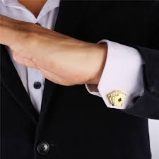 2020 U7 Poker Cufflinks For Mens Shirt Accessories Gold Color High ...