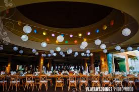 Coral Grill Reception Set Up At Barcelo Maya Palace Wedding In The Riviera Maya Mexico Barcelo Maya Palace Barcelo Maya Palace Wedding