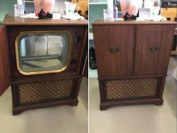 $399.0 vintage kent custom craft mahogany wood console 23 tube bw television tv rare. How To Turn An Old Tv Into A Greenhouse Or Terrarium For Houseplants