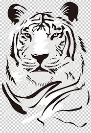 Tiger Euclidean Png Animal Big Cats Black Black And White Carnivoran Tiger Illustration Tiger Silhouette Lion Silhouette