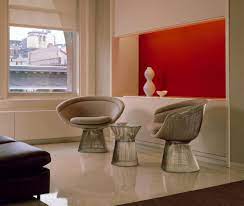 1307 | platner side chair and stool. Platner Beistelltisch Knoll International Quick Ship