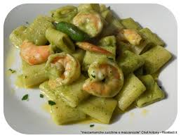 Pasta Con Crema Di Zucchine E Mazzancolle Ricetta Ricette Pasti Italiani Ricette Di Cucina