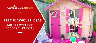 Large childrens wooden playhouse wendy house play. 6 Tips And Ideas For Decorating Your Playhouse