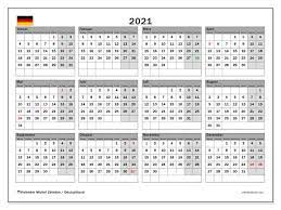 Der jahreskalender 2021 zum kostenlosen download. Jahreskalender 2021 Deutschland Michel Zbinden De Calendar Printables Calendar Free Printable Calendar